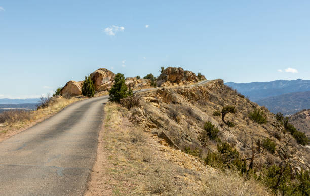 Scenic Skyline Drive near Canyon City Scenic Skyline Drive near Canyon City, Colorado ridgeway stock pictures, royalty-free photos & images