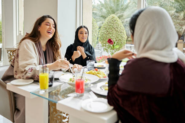 istock Riyadh businesswomen enjoying lunch and conversation 1392375202