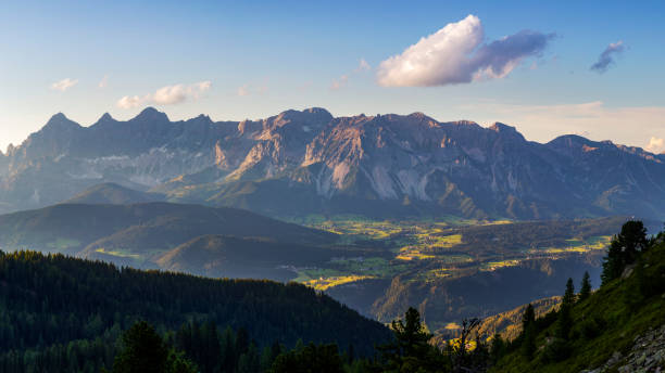 istock Mount Dachstein Panorama at Schladming - Alps 1392379775