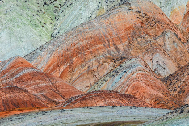 istock Multicolored beautiful mountains in Azerbaijan 1392381006