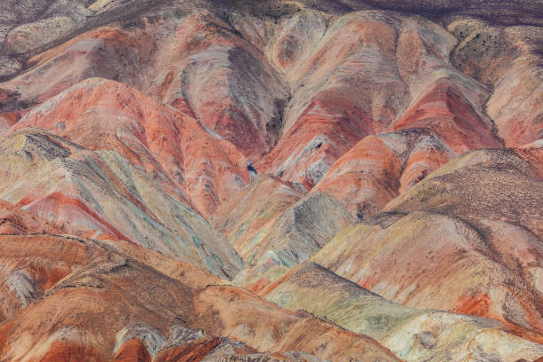 istock Multicolored beautiful mountains in Azerbaijan 1392382034