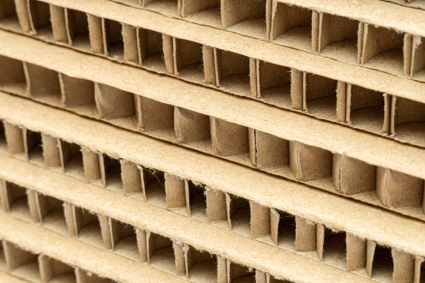 istock cut of honeycomb cardboard pack stack with large cells close-up as a background 1392382119