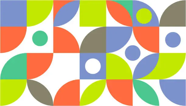 Vector illustration of Abstract Geometric Pattern