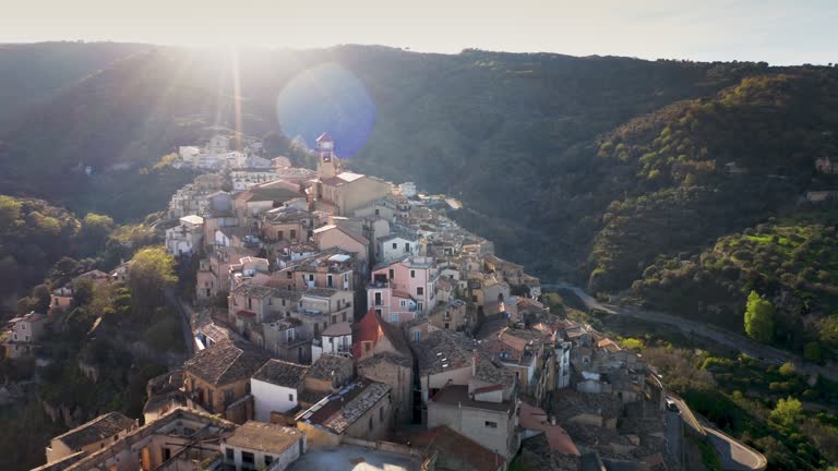 Ancient mountain village of Badolato. Calabria Italy