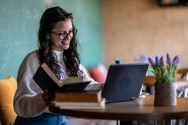istock When you want you can study in the cafe. 1392393869