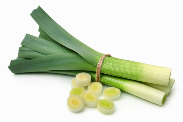 istock Fresh leek stems and leaves 1392395049