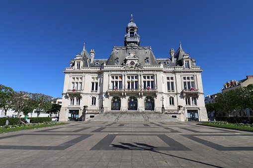 The town hall of Vichy, view from the outside, city of Vichy, department of Allier, France