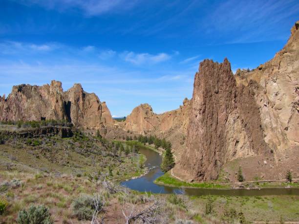 szlak krzywej rzeki - crooked river zdjęcia i obrazy z banku zdjęć