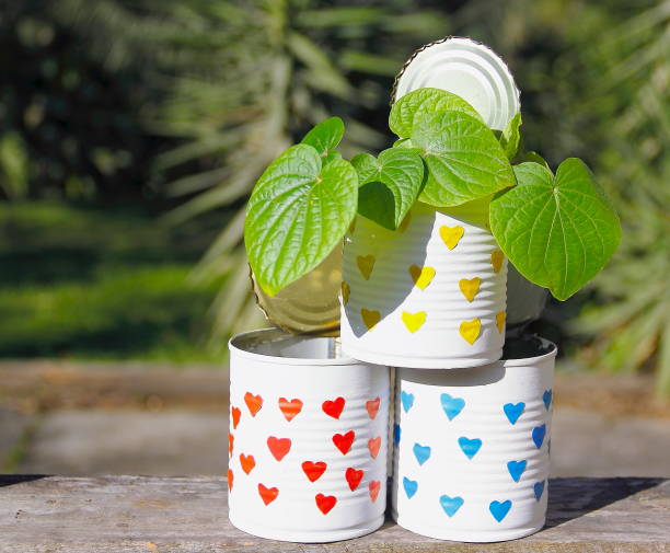 istock Recycled polka dots trio. 1392398581