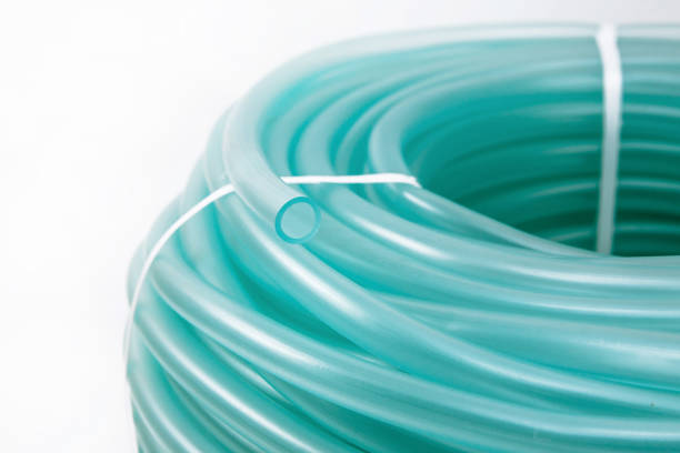 istock A rubber hose wrapped in a bobbin and fastened with a plastic lock 1392403642