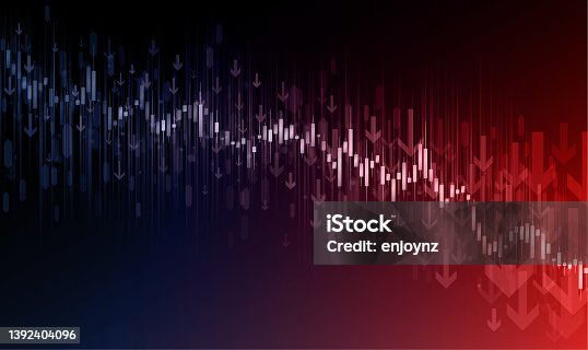 istock Stock market crash graph 1392404096