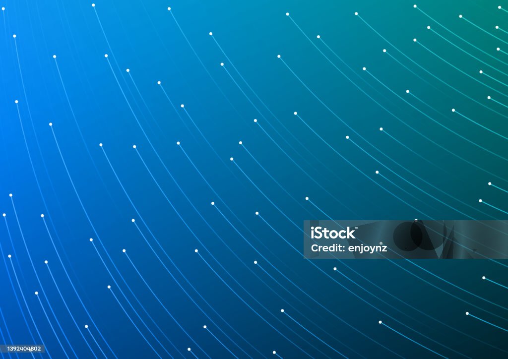 Abstract Blue Data Background Stock Illustration - Download Image Now ...