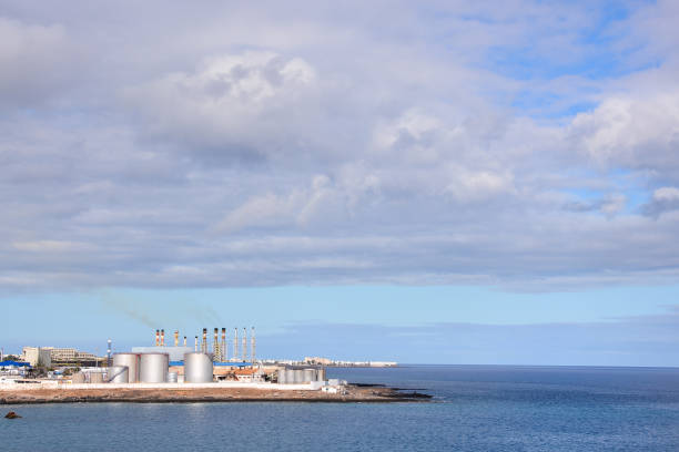 istock Industrial Building in the Port 1392410380