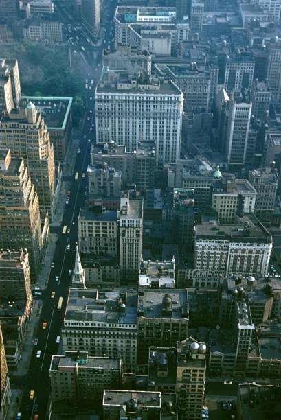 istock View of downtown Manhattan with 5th Avenue 1392413199