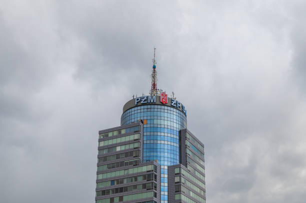 04/09/2022. headquarters of polska żegluga morska known as polsteam or pżm - industry szczecin europe nautical vessel imagens e fotografias de stock