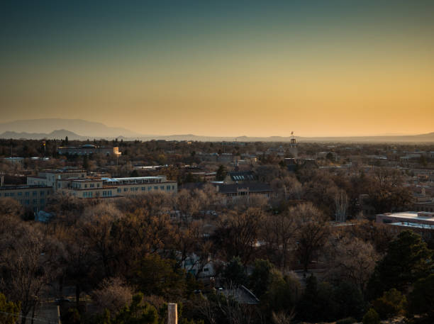 istock Santa Fe, NM at Sunset 1392417399