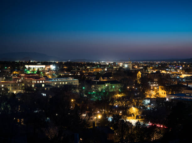 istock Santa Fe, NM at Twilight 1392417409