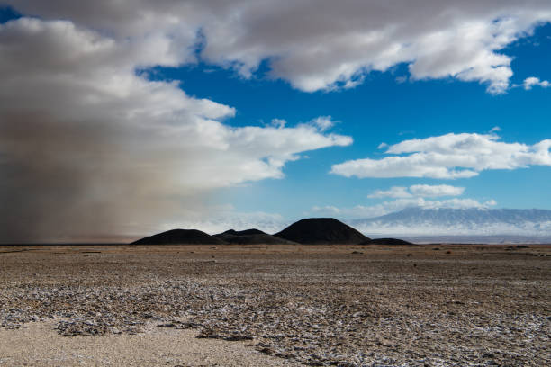 Landscape damaged by a lithium mining operation
