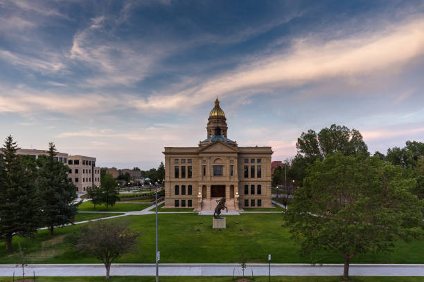 istock Wyoming State Capitol at Sunset 1392417641