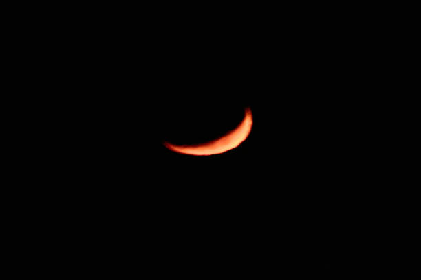 istock Super blood moon. The moon in the night sky. 1392419719