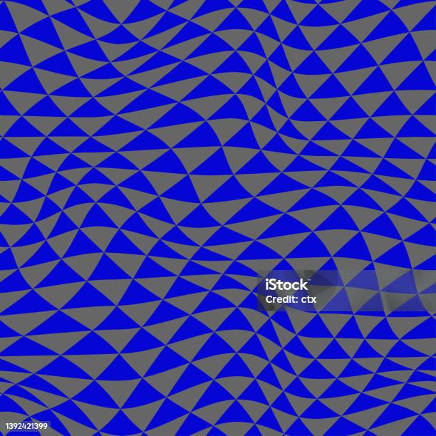 Triangle Pattern Checked Warped Checkered Triangles Pattern Vector Seamless Pattern Stock ...