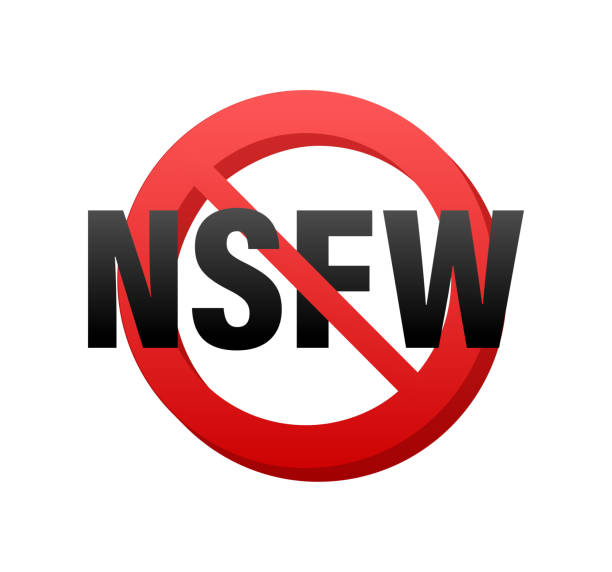 istock NSFW Sign. Not Safe for work, Censorship. Vector stock illustration. 1392421495