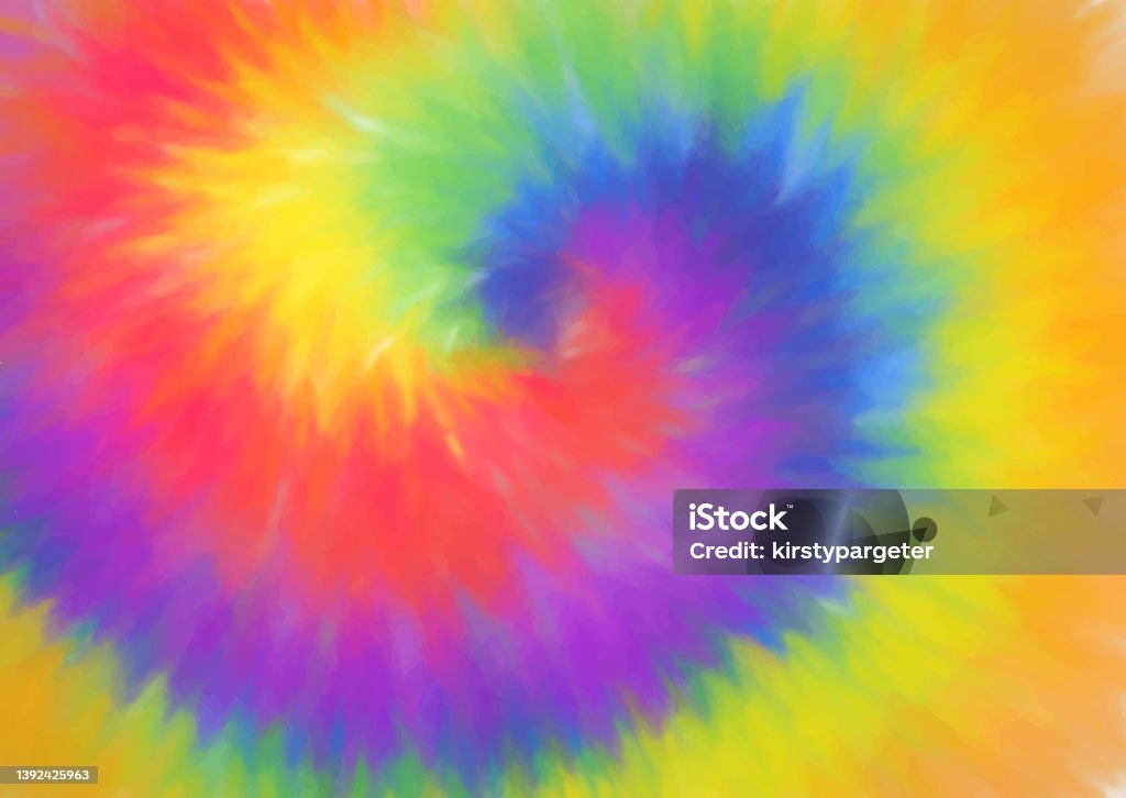 Abstract Rainbow Coloured Tie Dye Background Stock Illustration abstract-rainbow-coloured-tie-dye-background-stock-illustration
