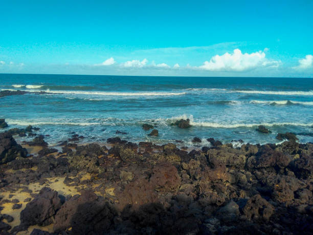 istock Pipa beach and its rock formations. Located on the Brazilian coast. 1392431740