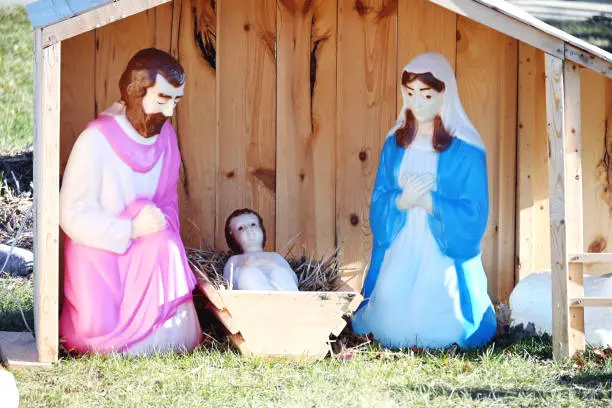 Photo of Outdoor Nativity Scene