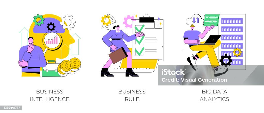 Strategy Development Abstract Enterprise Strategy Development Abstract Concept Vector Illustrations ...