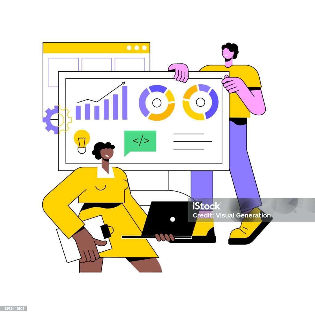 System Software Development Abstract Concept Vector Illustration Stock ...