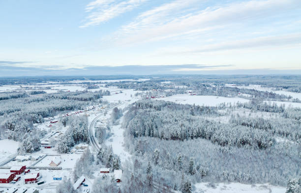 istock Winter landscape in Sweden 1392447463