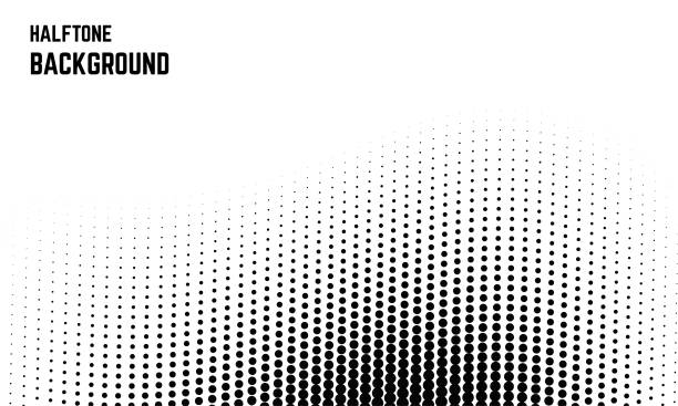 bildbanksillustrationer, clip art samt tecknat material och ikoner med clean background with halftone dots pattern - storprickig
