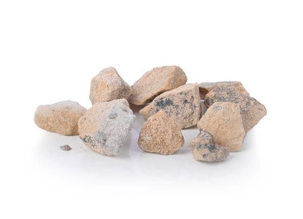 istock Calcium carbide lump or calcium acetylide isolated on white background. 1392454926