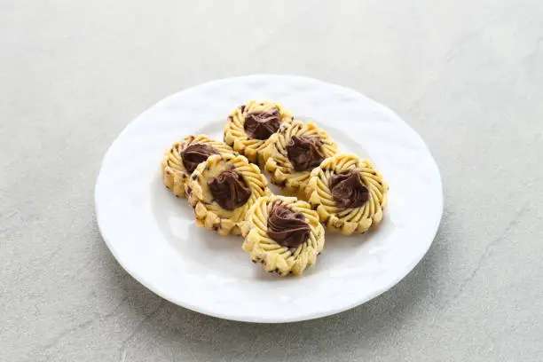 Photo of Thumbprint Butter Cookies, popular cookies for Eid celebrations in Indonesia.