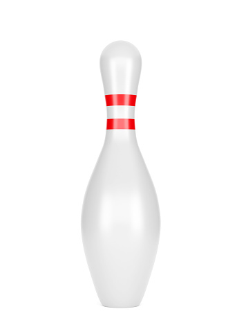 Bowling Pins isolated on white background