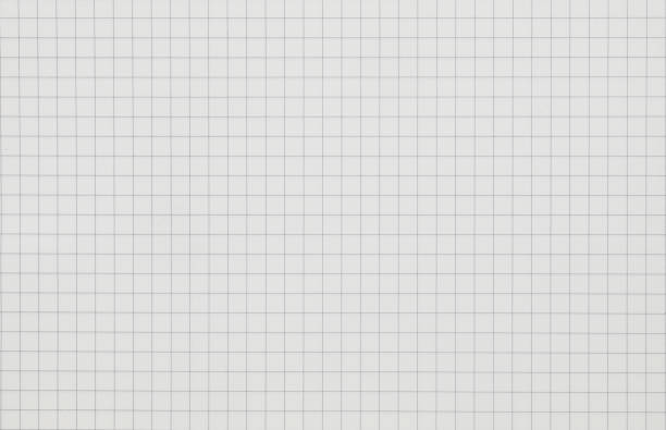 istock Square graph line full page, Grid line on white paper. 1392469639
