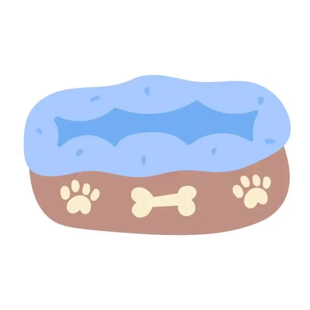 Vector illustration of Dog bed icon.