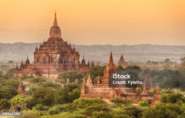 Sulamani Temple In Bagan Stock Photo - Download Image Now - Bagan, Old Ruin, Temple - Building