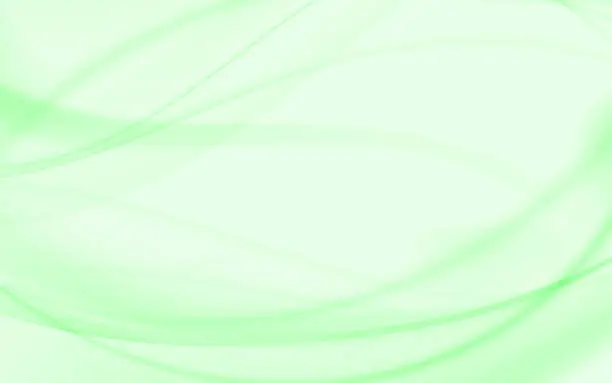 Vector illustration of Abstract green wave background.