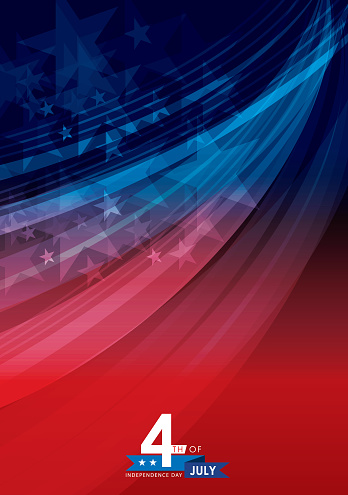 A vector illustration to show patriotism background