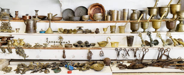 istock Vintage items in antique shop 1392485241