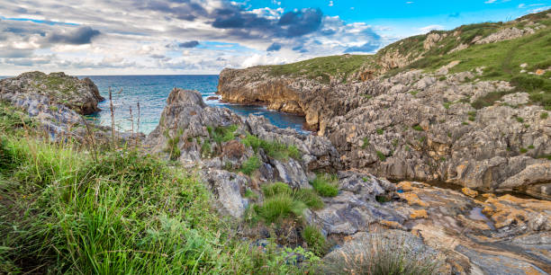 istock Coastline and Cliffs, Buelna, Asturias, Spain 1392485960