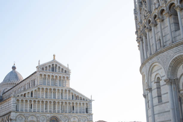 Buildings in Pisa against the skyline