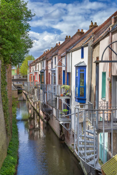 istock Canal in Amiens, France 1392491663