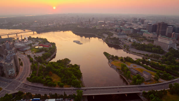 istock View of Ottawa River with modern skyscrapers 1392492050