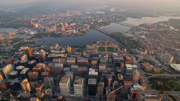 istock View of downtown with Ottawa River 1392492081