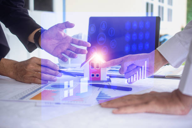 istock Team Architecture Engineer design construction or building real estate 1392494188