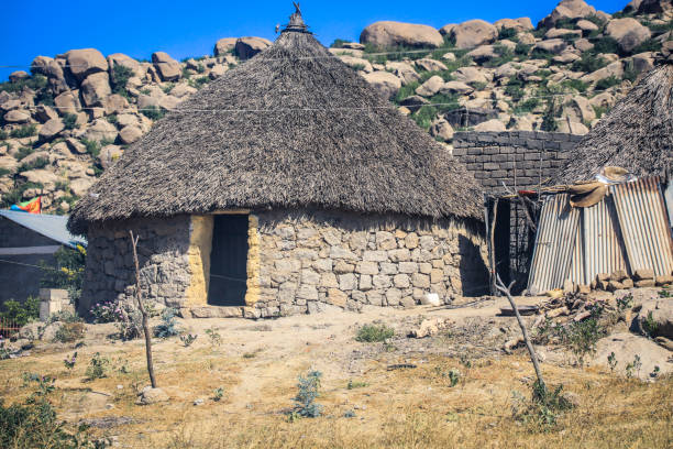 istock Small Local Village with Typical Keren Houses 1392494874