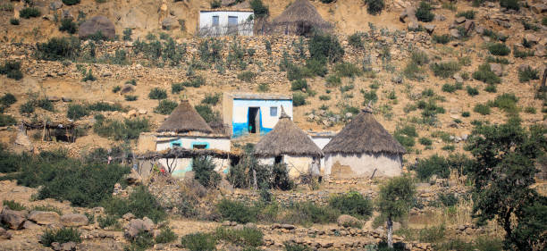 istock Small Local Village with Typical Keren Houses 1392495206